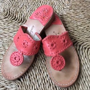 Coral Jack Rogers Navajo Sandals